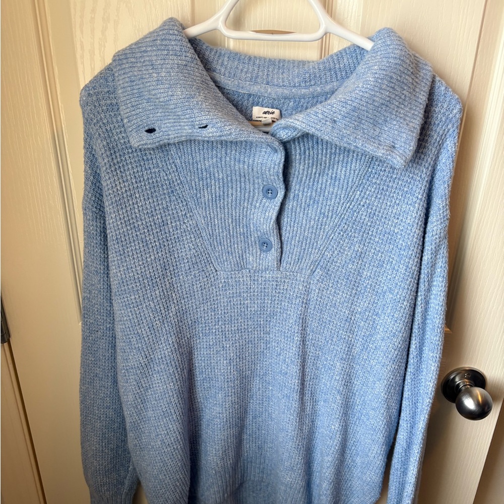 Aerie CozyUp Waffle sweater